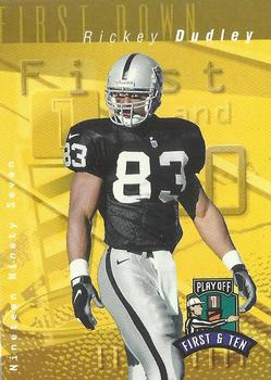 1997 Playoff First & Ten #48 Rickey Dudley Front