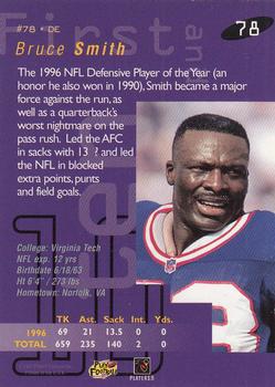 1997 Playoff First & Ten #78 Bruce Smith Back
