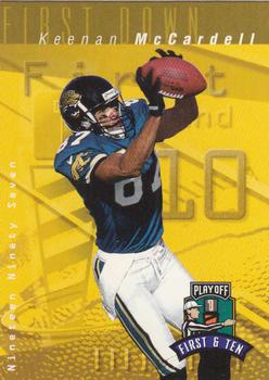 1997 Playoff First & Ten #87 Keenan McCardell Front