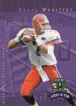 1997 Playoff First & Ten #134 Danny Wuerffel Front