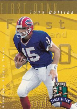 1997 Playoff First & Ten #141 Todd Collins Front