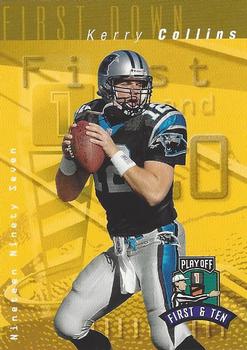 1997 Playoff First & Ten #156 Kerry Collins Front