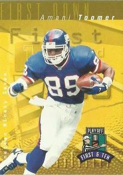 1997 Playoff First & Ten #168 Amani Toomer Front