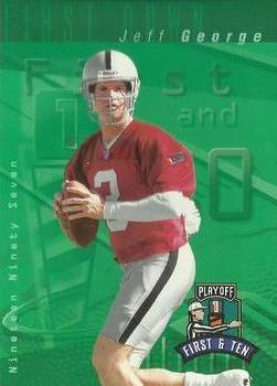 1997 Playoff First & Ten #169 Jeff George Front