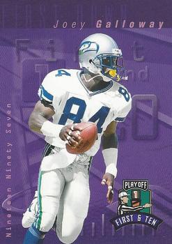 1997 Playoff First & Ten #194 Joey Galloway Front