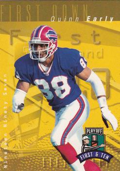 1997 Playoff First & Ten #201 Quinn Early Front