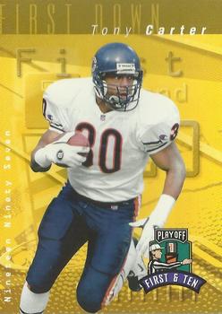 1997 Playoff First & Ten #204 Tony Carter Front