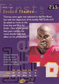 1997 Playoff First & Ten #215 Derrick Thomas Back
