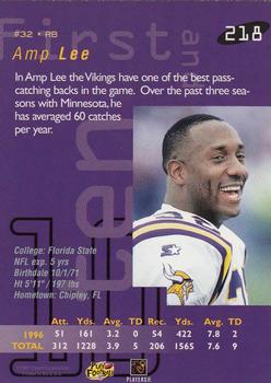 1997 Playoff First & Ten #218 Amp Lee Back