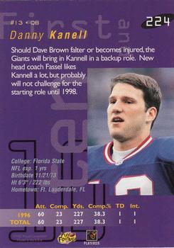 1997 Playoff First & Ten #224 Danny Kanell Back