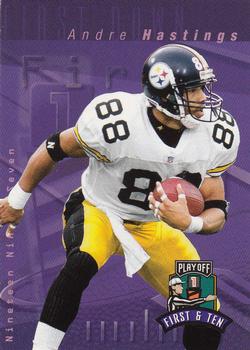 1997 Playoff First & Ten #230 Andre Hastings Front