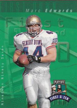 1997 Playoff First & Ten #244 Marc Edwards Front