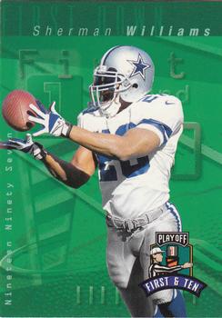 1997 Playoff First & Ten #247 Sherman Williams Front