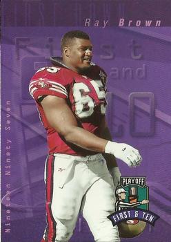 1997 Playoff First & Ten #248 Ray Brown Front