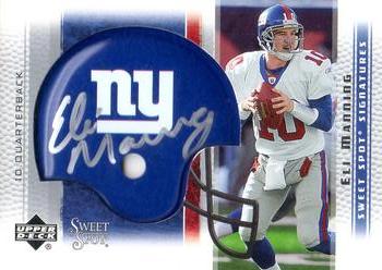 2005 Upper Deck Sweet Spot - Signatures #SS-EM Eli Manning Front