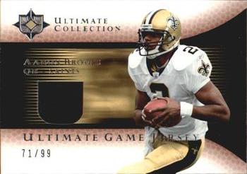 2005 Upper Deck Ultimate Collection - Game Jersey #GJ-AB Aaron Brooks Front