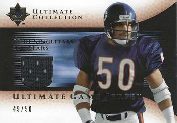 2005 Upper Deck Ultimate Collection - Game Jersey Gold #GJ-MS Mike Singletary Front