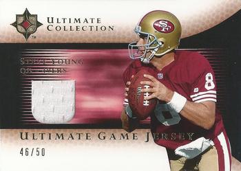 2005 Upper Deck Ultimate Collection - Game Jersey Gold #GJ-SY Steve Young Front