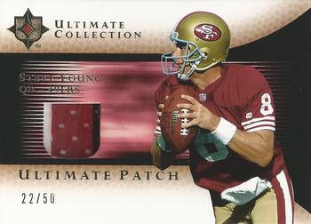2005 Upper Deck Ultimate Collection - Game Jersey Patches #GJP-SY Steve Young Front