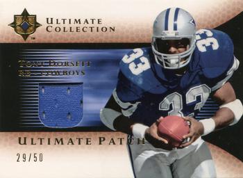 2005 Upper Deck Ultimate Collection - Game Jersey Patches #GJP-TD Tony Dorsett Back