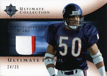2005 Upper Deck Ultimate Collection - Game Jersey Patches Gold #GJP-MS Mike Singletary Front