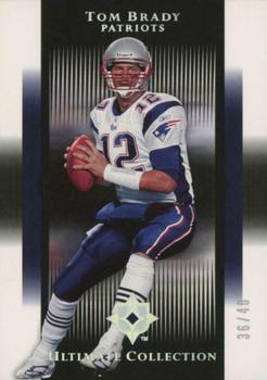 2005 Upper Deck Ultimate Collection - Gold #55 Tom Brady Front