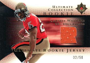 2005 Upper Deck Ultimate Collection - Rookie Jerseys Gold #RJ-CW Carnell Williams Front