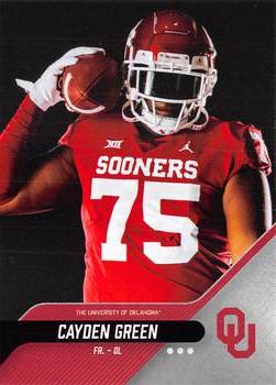 2023 ONIT Athlete Oklahoma Sooners #13 Cayden Green Front