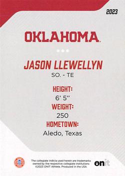 2023 ONIT Athlete Oklahoma Sooners #48 Jason Llewellyn Back