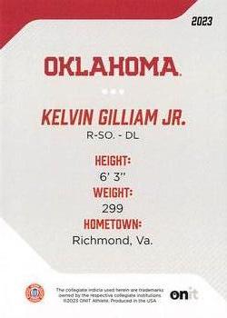 2023 ONIT Athlete Oklahoma Sooners #62 Kelvin Gilliam Jr. Back