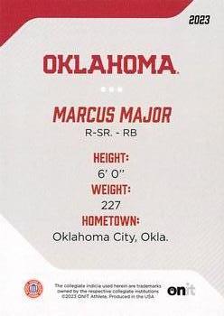 2023 ONIT Athlete Oklahoma Sooners #75 Marcus Major Back