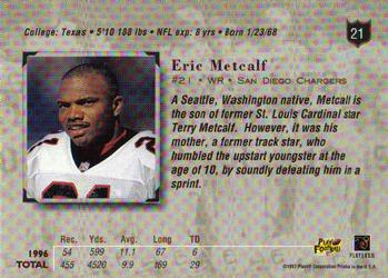 1997 Playoff Absolute Beginnings #21 Eric Metcalf Back