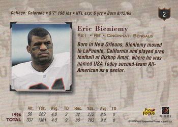 1997 Playoff Absolute Beginnings #2 Eric Bieniemy Back
