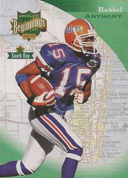 1997 Playoff Absolute Beginnings #14 Reidel Anthony Front