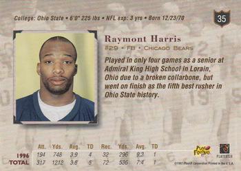 1997 Playoff Absolute Beginnings #35 Raymont Harris Back