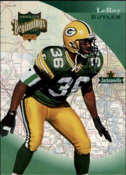 1997 Playoff Absolute Beginnings #36 LeRoy Butler Front