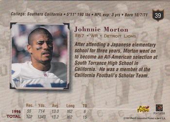 1997 Playoff Absolute Beginnings #39 Johnnie Morton Back