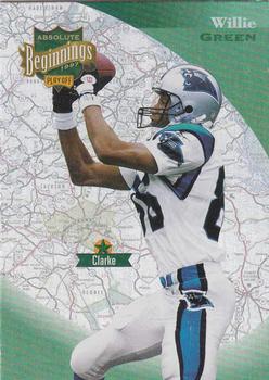 1997 Playoff Absolute Beginnings #58 Willie Green Front