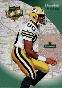 1997 Playoff Absolute Beginnings #59 Derrick Mayes Front