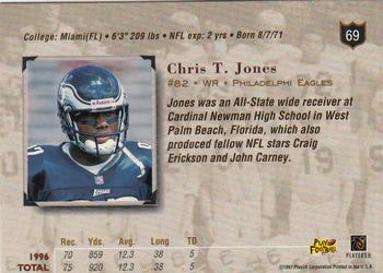 1997 Playoff Absolute Beginnings #69 Chris T. Jones Back