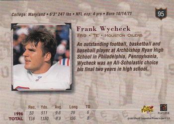 1997 Playoff Absolute Beginnings #95 Frank Wycheck Back