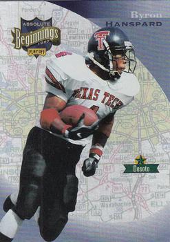 1997 Playoff Absolute Beginnings #102 Byron Hanspard Front