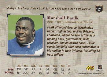 1997 Playoff Absolute Beginnings #121 Marshall Faulk Back