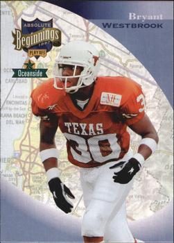 1997 Playoff Absolute Beginnings #126 Bryant Westbrook Front