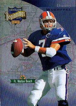 1997 Playoff Absolute Beginnings #134 Danny Wuerffel Front