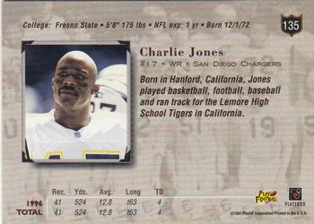 1997 Playoff Absolute Beginnings #135 Charlie Jones Back