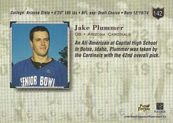 1997 Playoff Absolute Beginnings #142 Jake Plummer Back
