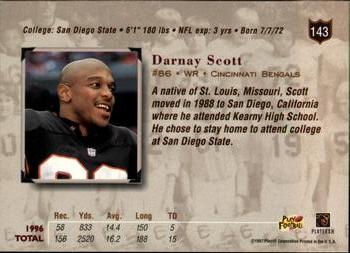 1997 Playoff Absolute Beginnings #143 Darnay Scott Back