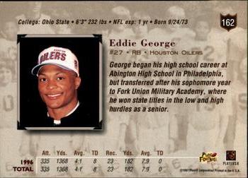 1997 Playoff Absolute Beginnings #162 Eddie George Back