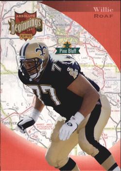 1997 Playoff Absolute Beginnings #188 Willie Roaf Front